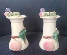 Vintage 1991 RCPC Ceramic Candlesticks