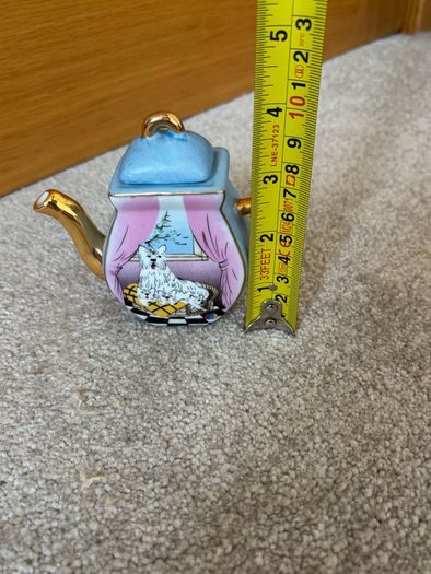 Vintage Miniature Ceramic Teapot