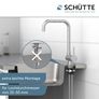 Schutte Fold Flat Tap, Chrome Single Lever Sink Mixer Tap Image 3