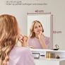 Dressing table white with large mirror  FREE DELIVERY Image 4