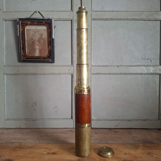 Antique Brass Marine Spyglass Telescope