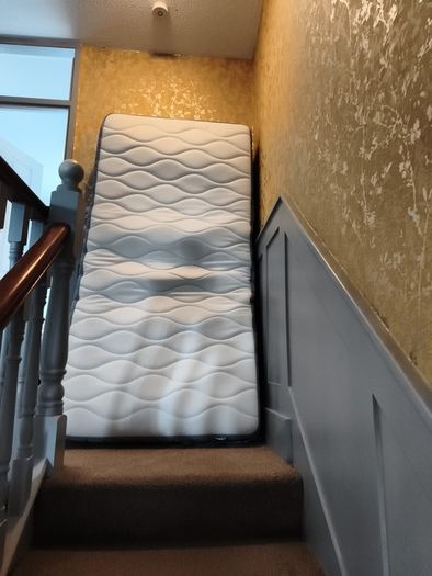 Single sturdy Bed - Ikea Flaxa , mattress optional