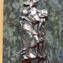 Connemara marble pen holder ft Cuchulainn. Image 2