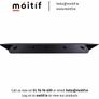 Black Coat Rack and Shelf Image 2
