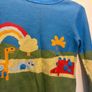 Next Boys Blue Dinosaur Scene Knitted Jumper (Age 5-6 Years)D Image 5