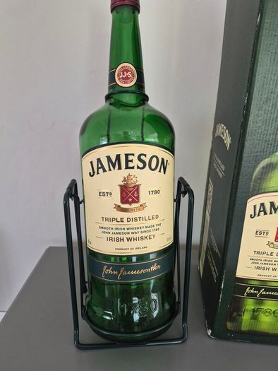 Jameson Irish Wiskey Empty Large Bottle 4.5L