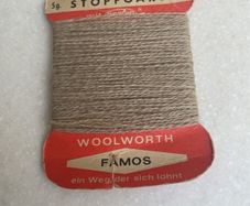 Vintage Woolworths Famos darning wool