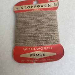 Vintage Woolworths Famos darning wool