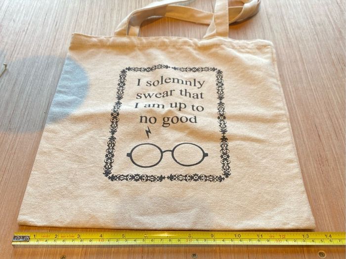 Harry Potter Themed Cotton Tote Bag