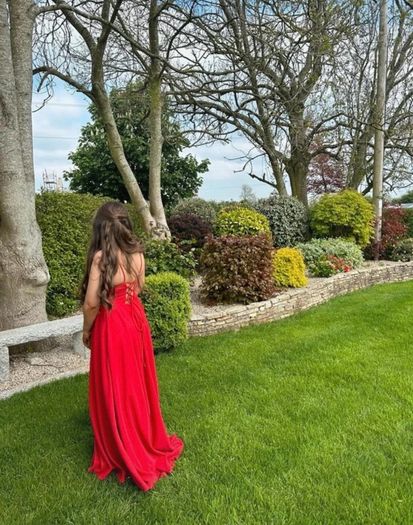 red debs dress