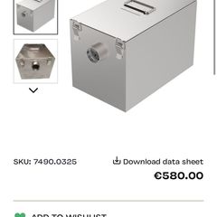 Combi steel 140L Grease trap
