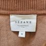 Sezane Iris cotton velvet bomber jacket camel M French designer Image 7