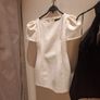 Zara cream cap sleeve midi dress Image 6