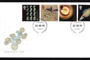 1999 Great Britain Millennium Projects The Scientists' Tale Commemorative Stamps Royal Mail Addressed First Day Cover (FDC).
