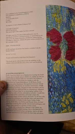 The Encyclopedia Of Machine Embroidery By Val Holmes. Large Volume Paperback Book In Very Good Condition.