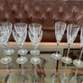 Vintage Italian Lead Free Crystal Wine Glasses RCR x 7 Image 4