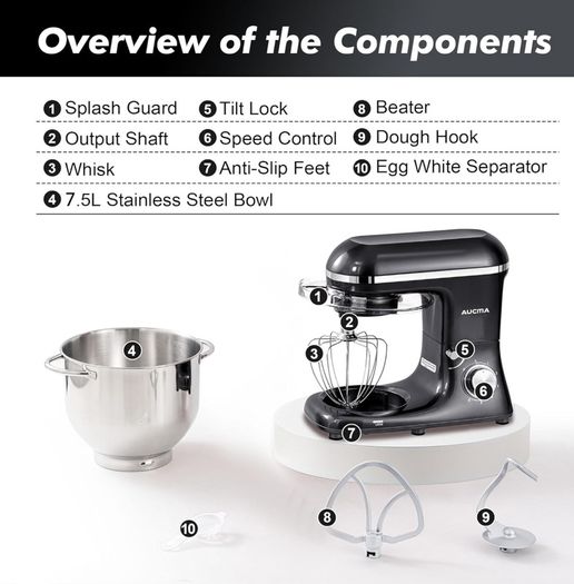 Aucma Stand Mixer for the Baking Hero