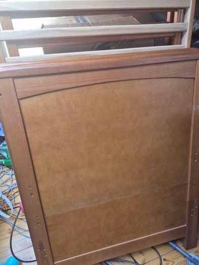 cot bed with mattress