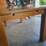 Solid Oak Dining Table Image 4