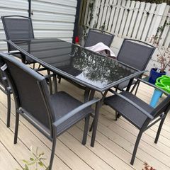 Garden Dining Table and Chairs