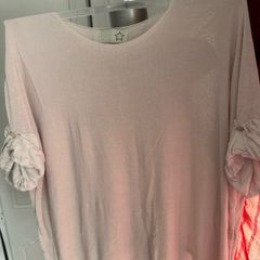 Carina Ricci loose salmon top size UK16 EU44 Postage included