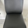 Set of 3 Grey Faux Leather Bar Stools Image 3
