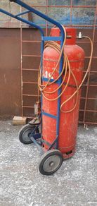 Gas Propane Torch, Ripack 2000, gas and trolley