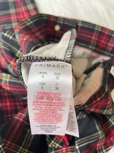 Brand New Penneys Tartan Trousers Size 4 Plaid Skinny Pants