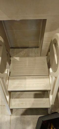 Kid Step Stool Plastic Toddler Step Stool for Kids Three Step Standing Tower for Kitchen Bathroom