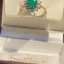 Beautiful 1920s antique 9ct gold ring size R & box Image 3