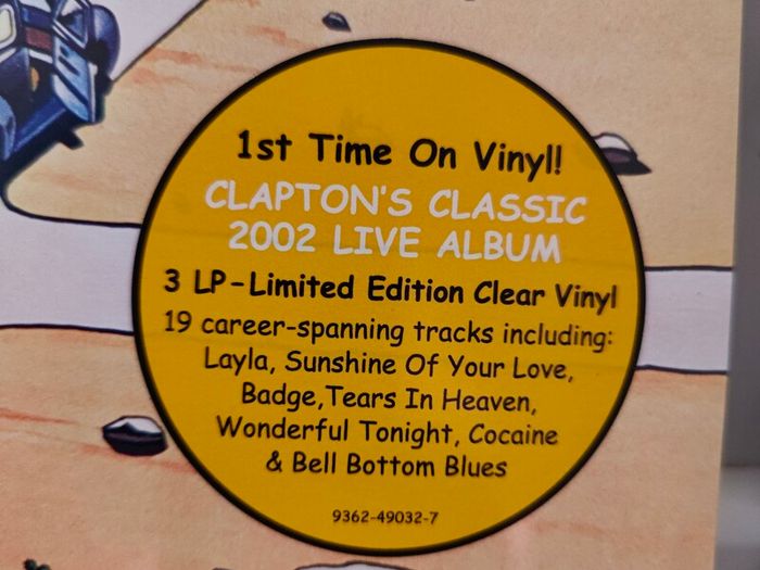 Eric Clapton "One More Car, One More Rider" RSD 2019