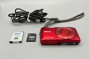 Nikon COOLPIX S3500 20.1MP - Digital Camera - Red - Full Kit
