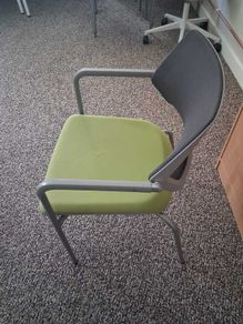 Green office chairs