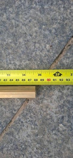 Solid brass strips