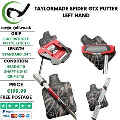 Taylormade Spider GTX Putter / 34'' / Left Hand