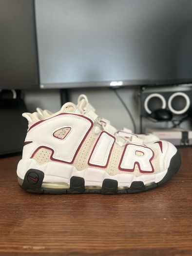 Nike Air More Uptempo White/Burgundy EU45 UK10
