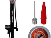 Dunlop Bike Floor Pump with Analogue Gauge - FREE SHIPPING - Delivery in 1/2 working days by GLS