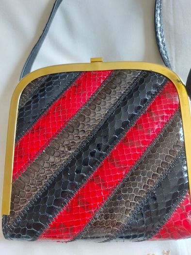 Leather shoulder/ crossbody bag