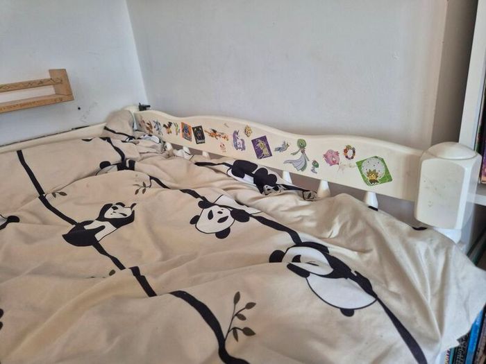White Wooden Bunk Bed