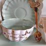 Teacup& saucer&spoon Image 3