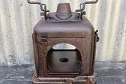 Antique Adlake railway lantern, no burner, no glass