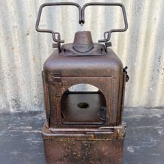 Antique Adlake railway lantern, no burner, no glass