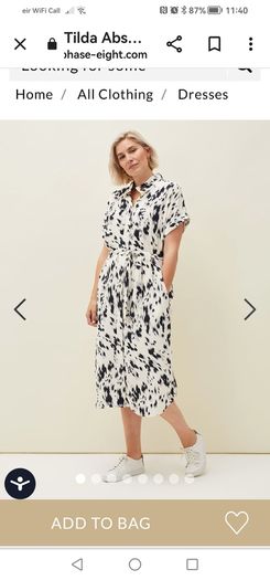 Phase Eight Tilda dress white lilac 14