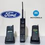 Ford 1990's P5000 Motorola RAC Car Phone, Ford Phone Manual & Mains Charger Boxed Retro Vintage Brick Image 3