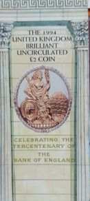 England 1994  2 Pound Coin   Uncirculated Coin