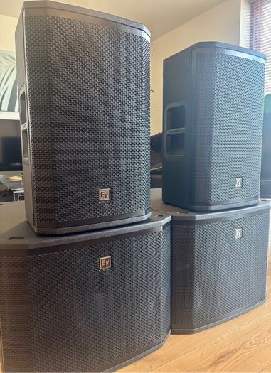 Electro-voice Etx-12p + Ev Etx-15sp + Covers