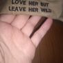 women's cap "love her but leave her wild" Image 2