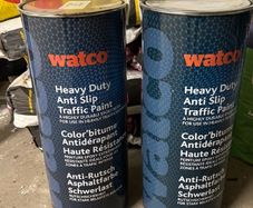 Heavy duty floor paint for garage or floor with slip rating