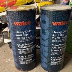 Heavy duty floor paint for garage or floor with slip rating