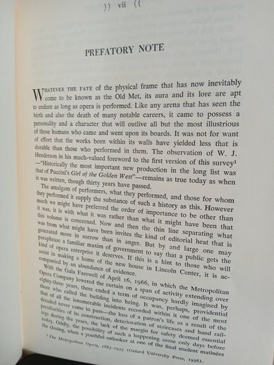 The Metropolitan Opera 1883-1966: A Candid History by Irving Kolodin (HQ898)